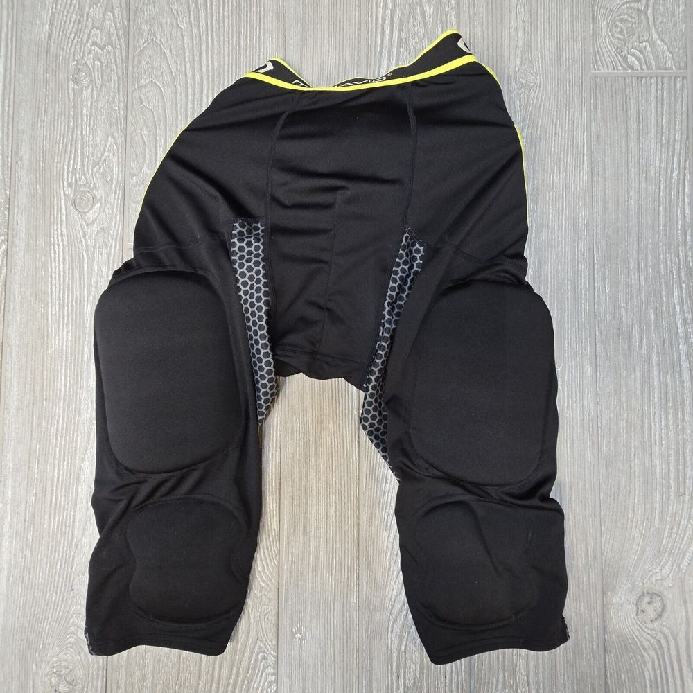 McDavid Rival Integrated 7 Pad Hard Shell Football Girdle Black Size Extra Large